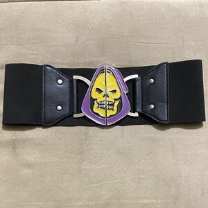 NWOT KILLSTAR MASTERS OF THE UNIVERSE SKELETOR BELT BLACK
